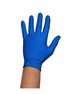 Caja 100 und. guantes nitrilo azul nº 81 nit4.6