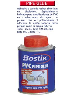 Pegamento pipe glue gel 500 ml. 30600109 - PIPEGLUE